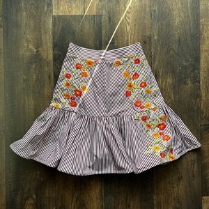 Silvia Tcherassi Embroidered Skirt
